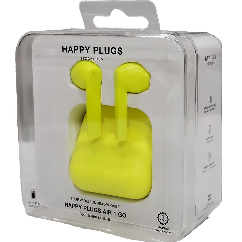 Happy Plugs Air 1 GO - Yellow - New