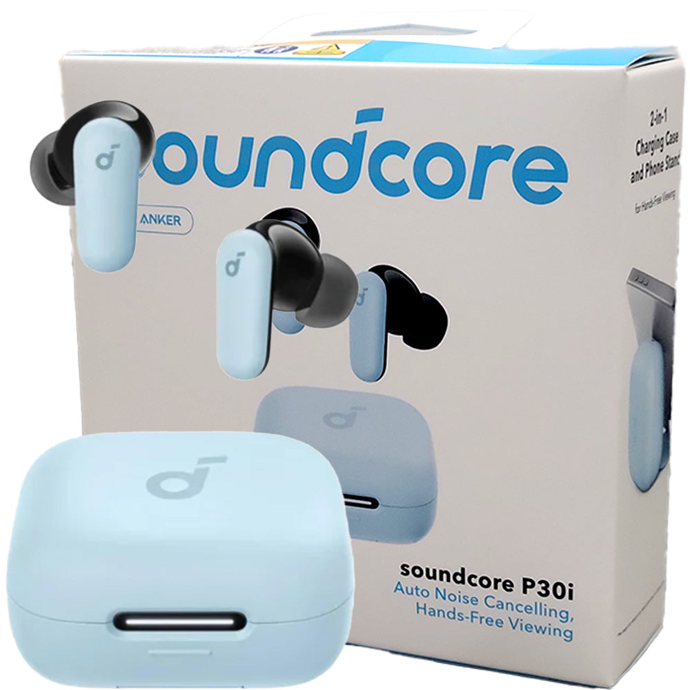 Anker P30i Wireless Earbuds - Blue - New
