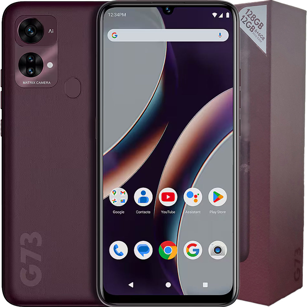BLU G73 128GB - Burgundy - New