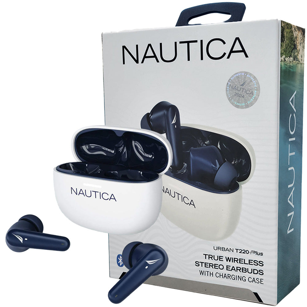 Nautica T220P Wireless Headphones - Navy/White - New