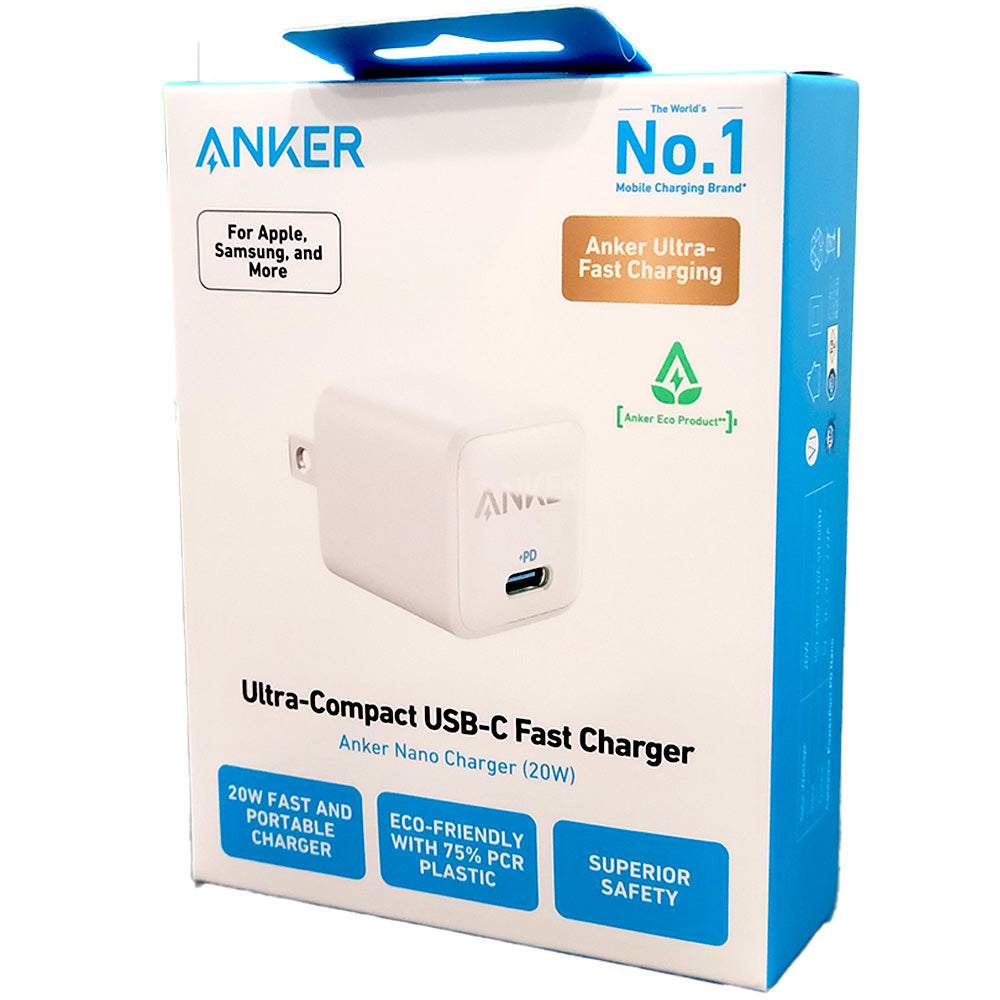 Anker Ultra Compact USB-C Fast Charger Block - New
