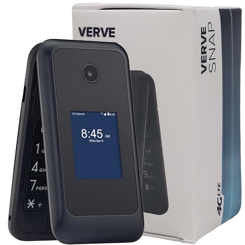 ZTE Verve Snap 8GB - Black - New