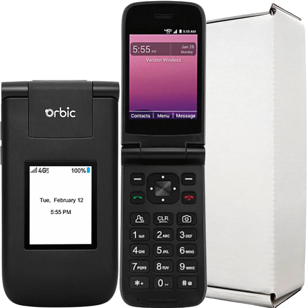 Orbic Journey V 8GB - Black - Certified Pre-Owned