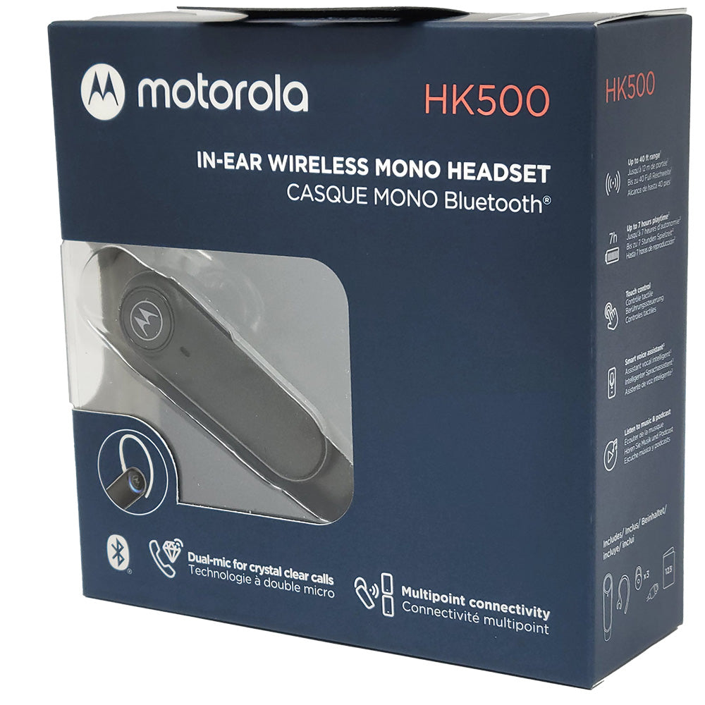 Motorola HK500 Headset - Black - New