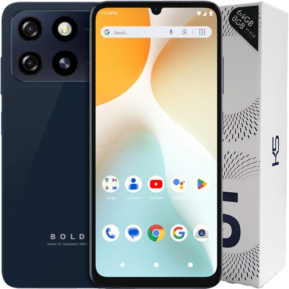 Blu Bold K5 64GB - Blue - New