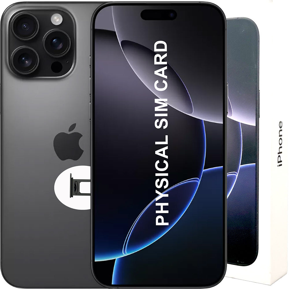 iPhone 16 Pro Max 256GB - Black Titanium - New