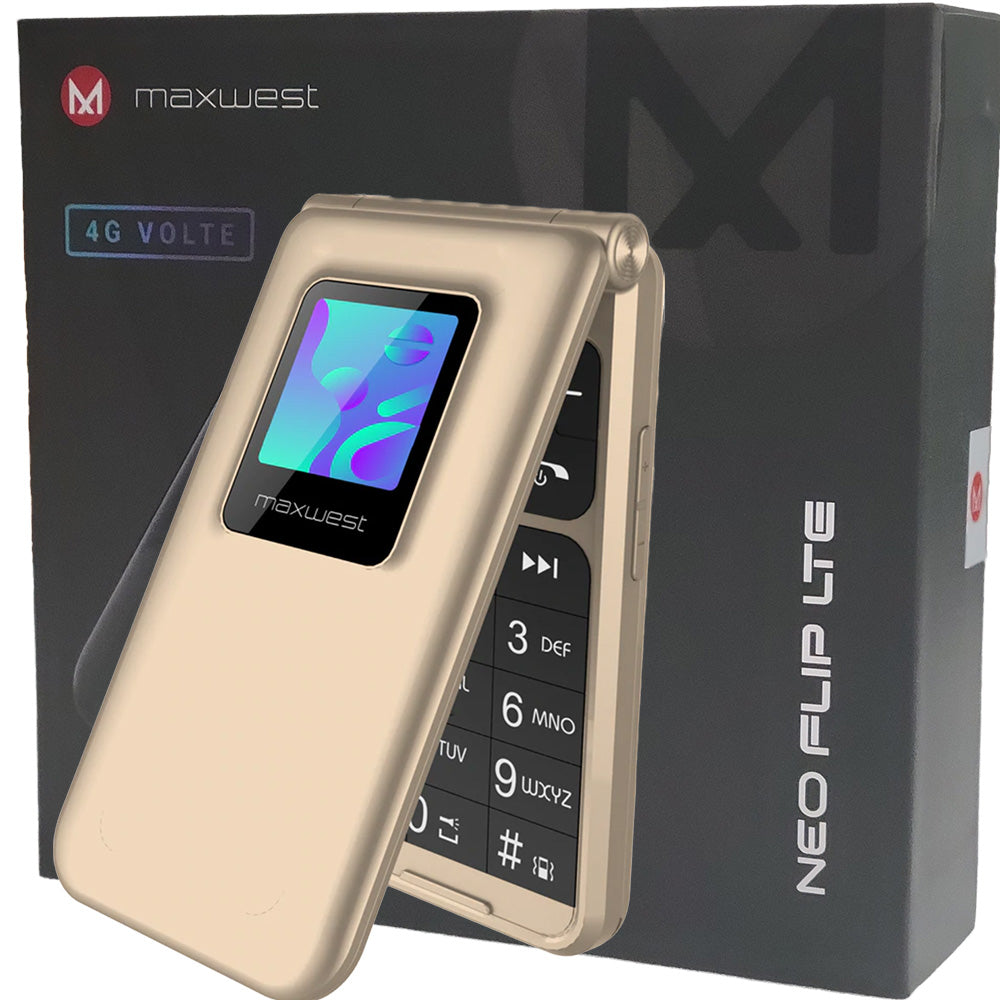 Maxwest Neo Flip 4G LTE - Gold - New