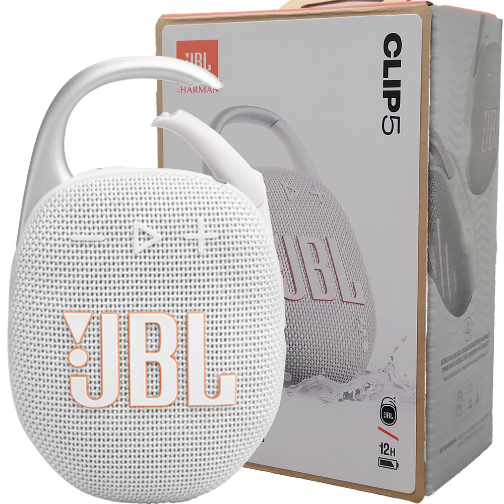 JBL Clip 5 - White - New