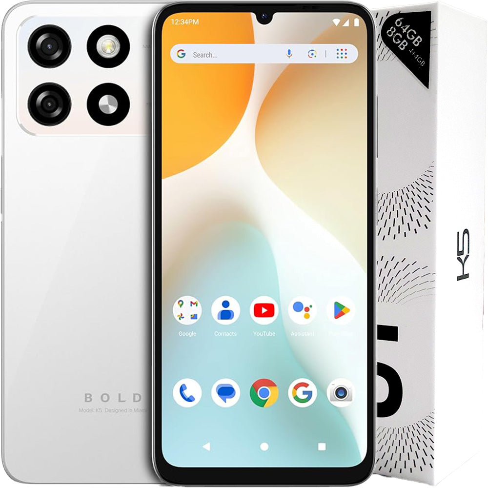 Blu Bold K5 64GB - White - New