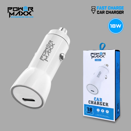 18W PD Car Adapter White