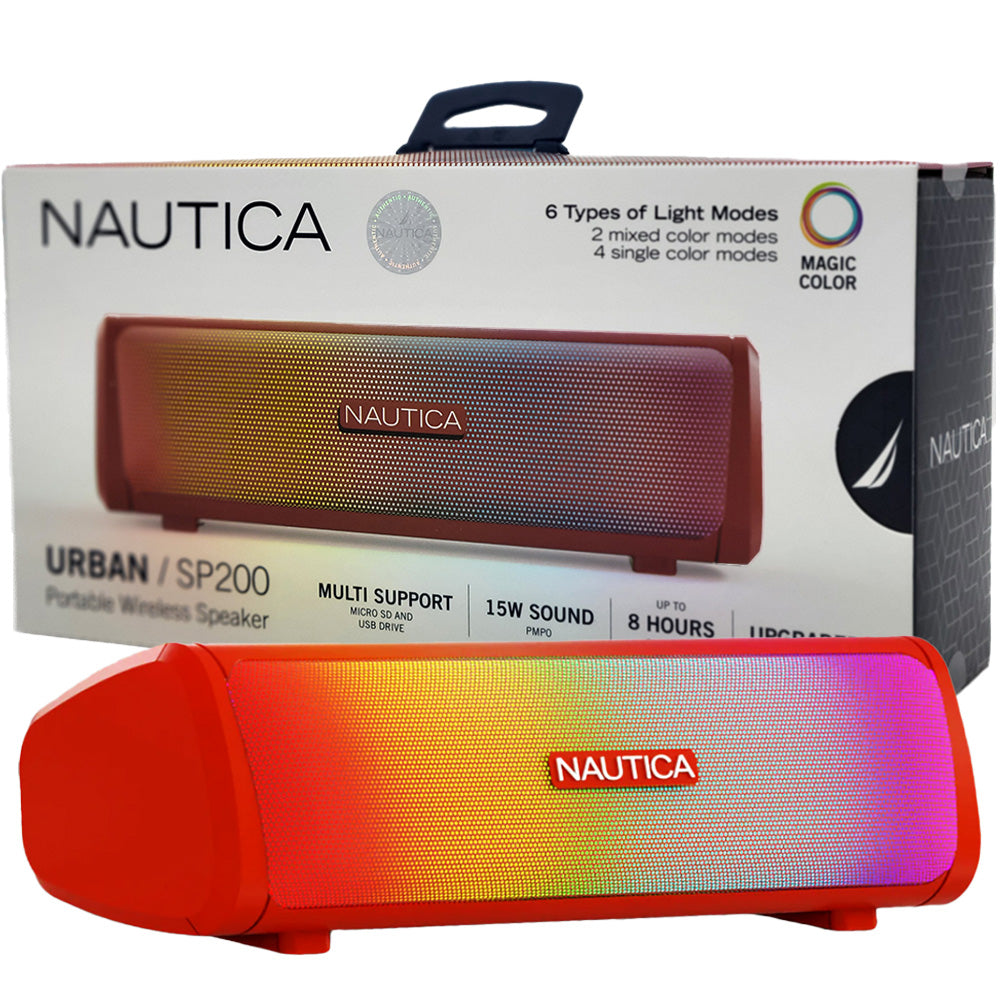 Nautica SP200 Wireless Speaker - Red - New