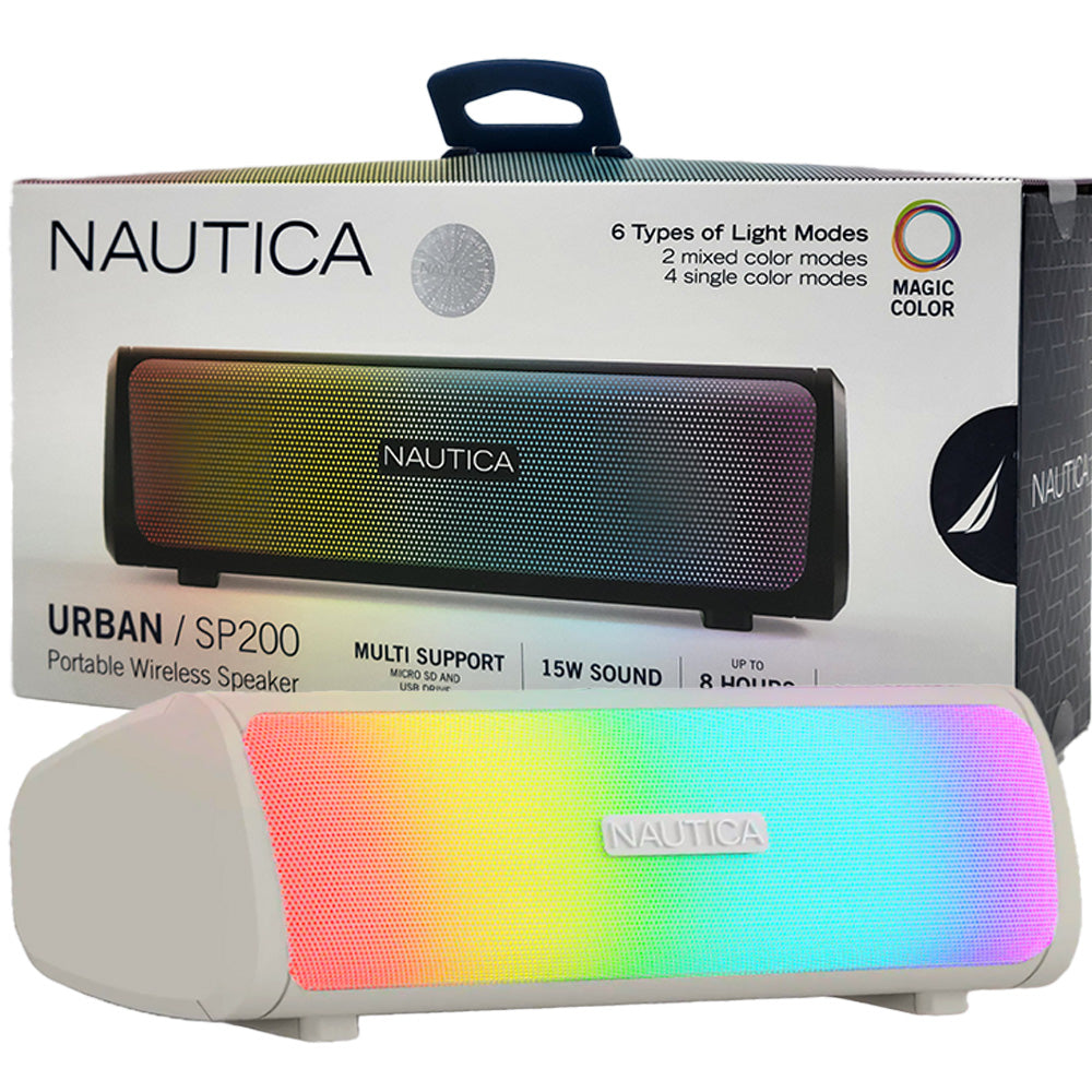 Nautica SP200 Wireless Speaker - White - New