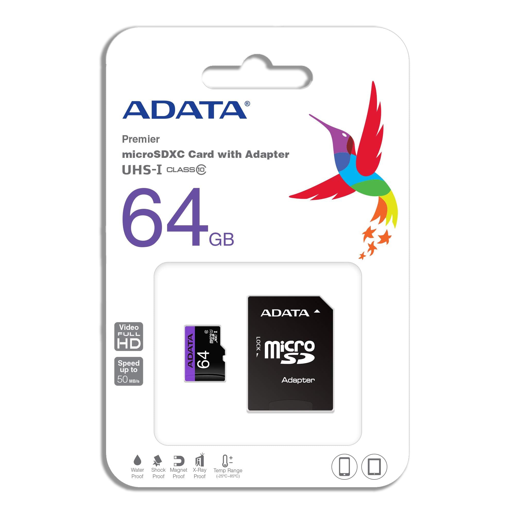 Adata 64GB MicroSD Card - Black New