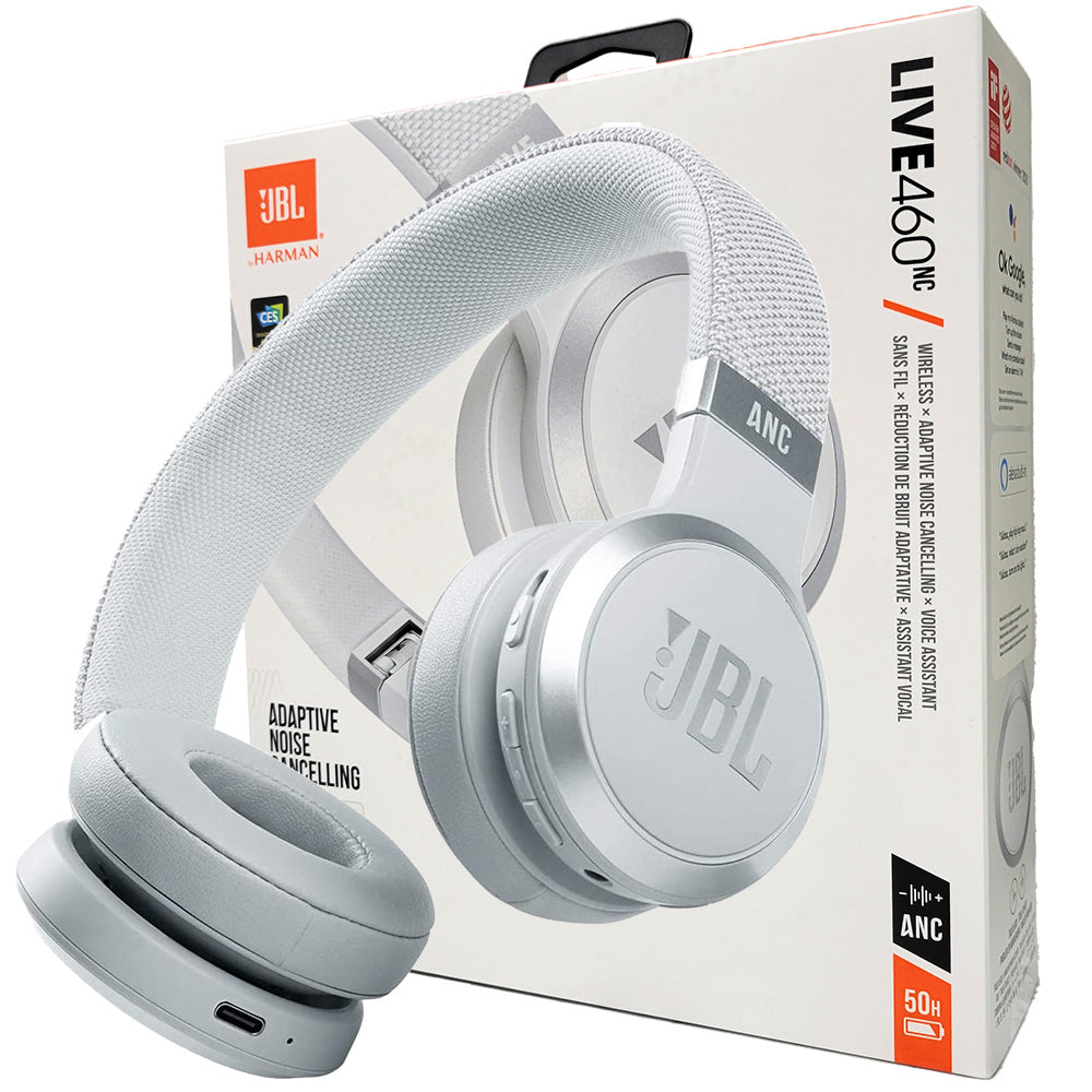 JBL Live 460NC - White - New