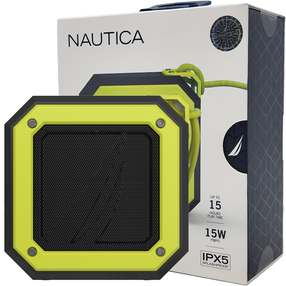 Nautica S100 Portable Speaker - Black/Green - New