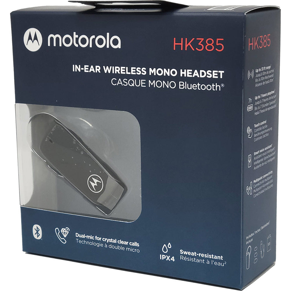 Motorola HK385 Headset - Black - New