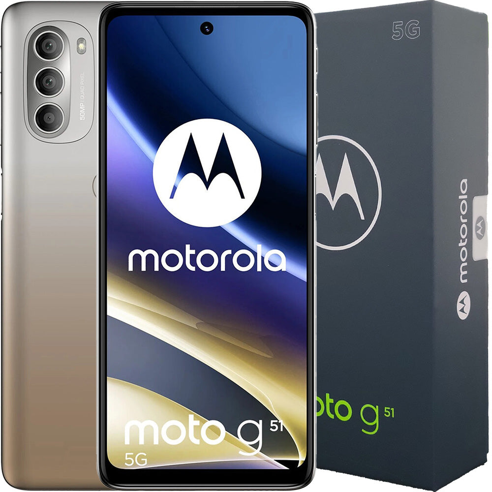 Motorola Moto G51 5G 128GB - Gold - New